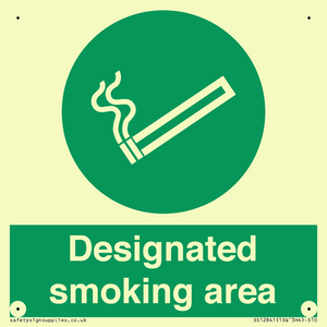 Designated smoking area